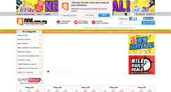 Desktop Screenshot of nile.com.my